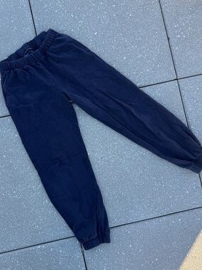 Brandy Melville Navy Sweatpants With Pockets One Size Relaxed Fit Lounge